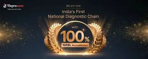 NABL accredited Thyrocare laboratory banner